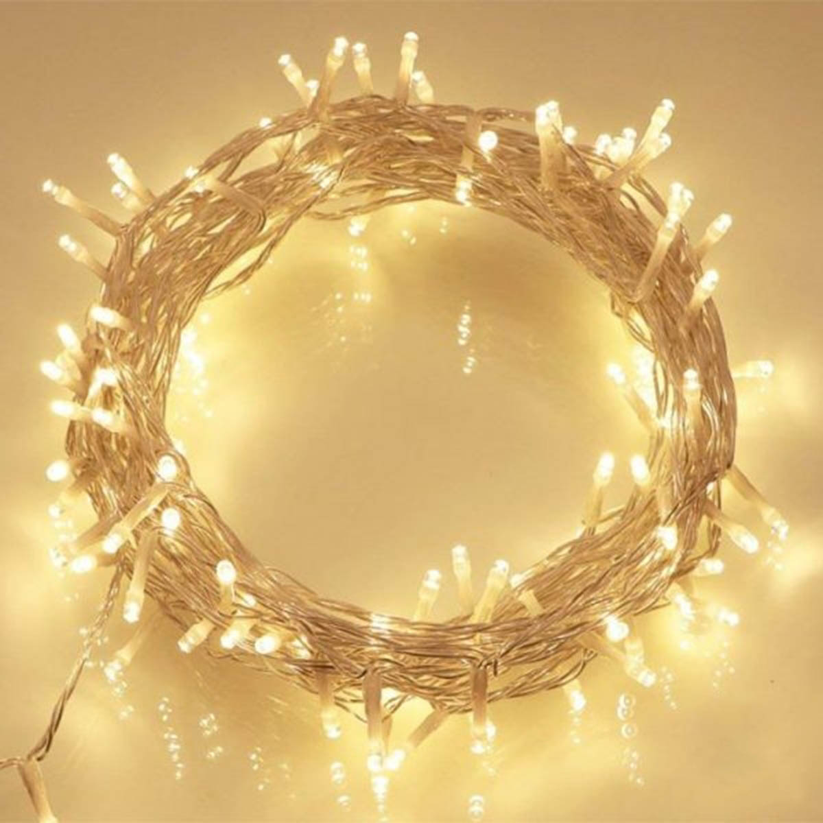 Golden String Fairy Lights Christmas